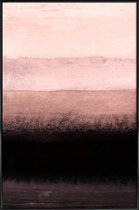 JUNIQE - Poster in kunststof lijst Shades of Pink -60x90 /Roze & Wit