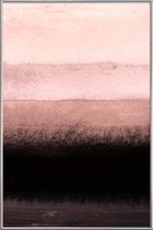JUNIQE - Poster met kunststof lijst Shades of Pink -30x45 /Roze & Wit