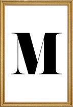 JUNIQE - Poster met houten lijst M -30x45 /Wit & Zwart