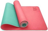 Sens Design yogamat sportmat fitnessmat - roze/mintgroen