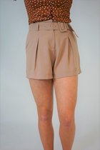 La Pèra Beige Short TAN Vrouwen broekje Dames - Maat L