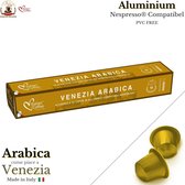 Coffee italien - Arabica Venezia - 100 Tasses à café - Compatible avec capsules aluminium - SANS PVC