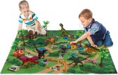 Dinosaurus speelmat en opbergdoos | Speelgoed | Speelkleed | Opbergdoos | Handgemaakt | 16 Delig