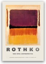 Mark Rothko Exhibition for The Guggenheim Museum New York 1970 Poster 2 - 10x15cm Canvas - Multi-color