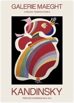 Wassily Kandinsky Poster 2 - 60x80cm Canvas - Multi-color