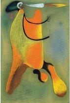 Joan Miro Abstract Watercolor Poster 5 - 21x30cm Canvas - Multi-color