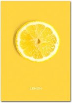 Fruit Poster Lemon 1 - 40x60cm Canvas - Multi-color