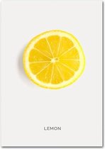 Fruit Poster Lemon 2 - 40x50cm Canvas - Multi-color