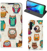 Étui pour téléphone Motorola Moto G Pro Bookcover Happy Owls