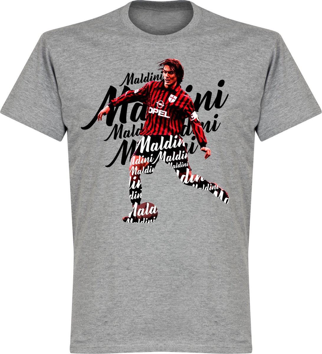 1092x1200.jpg Paolo Maldini Script T-Shirt - Grijs - Kinderen - 104 - Afbeelding 1