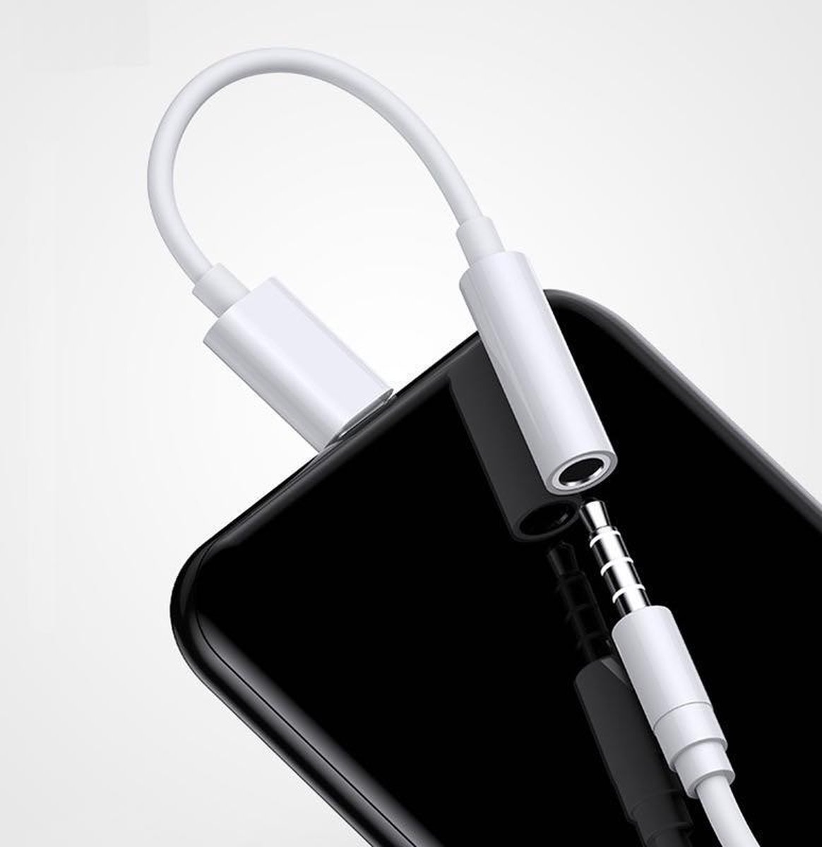 2x USBC naar 3.5mm Jack Adapter Audiojack naar USBC