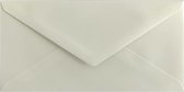 50x enveloppes de luxe pour cartes de vœux DL 110x220 mm - 11,0x22,0cm - 120 grammes ivoire (crédit mixte FSC)
