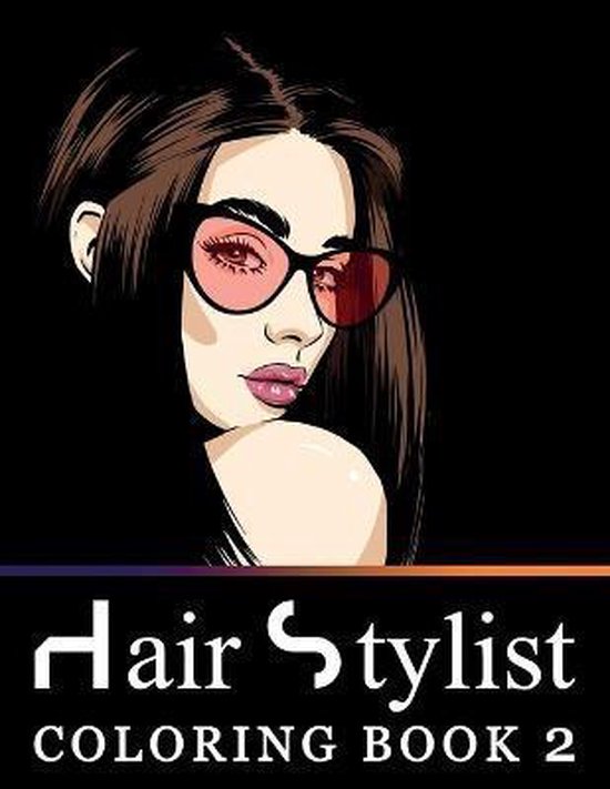 Hair Stylist Coloring Book 2