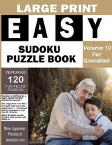 LARGE PRINT EASY SUDOKU PUZZLE BOOK Volume 10