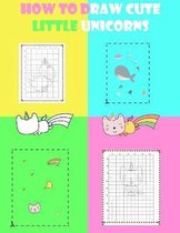 how to draw cute Little unicorns