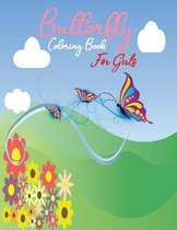 Butterfly coloring book for girls