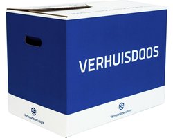 Verhuisdozen Professioneel - 20 stuks - 52 Liter - Extra stevig - Automatisch opzetbaar - 75 kg laadvermogen - Opbergbox - Direct gebruiksklaar