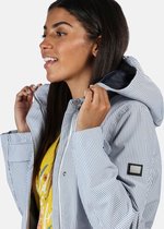 Regatta Ninette Waterdichte Shell Jas Dames, Navy Stripe, 42