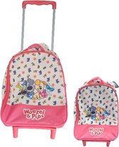Woezel & Pip Reiskoffer - Roze - 25 x 25 x 11