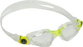 Aqua Sphere Kayenne - Zwembril - Kinderen - Clear Lens - Transparant/Lime