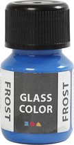 Glasverf - Porseleinverf -  blauw - Glass Color Frost - 30ml