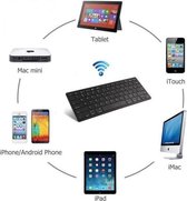 Draadloos Toetsenbord - Bluetooth - Wireless Keyboard - Dun Universeel - WIT