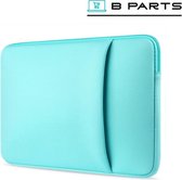 BParts - 13 inch Extra vak Laptop sleeve - Beschermhoes laptop - Laptophoes - Extra zachte binnenkant - Lichtblauw