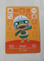 Amiibo animal crossing new horizons origineel Eu Scoot 147 kaart