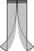 LUMEXX Vliegengordijn - Magnetisch - Glasvezel - 100x210 cm - Hordeur - Deur - Zwart