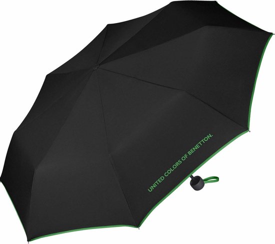 Parapluie United Colors of Benetton Super Mini - Pliable - Ø 95 cm - Zwart  | bol.com