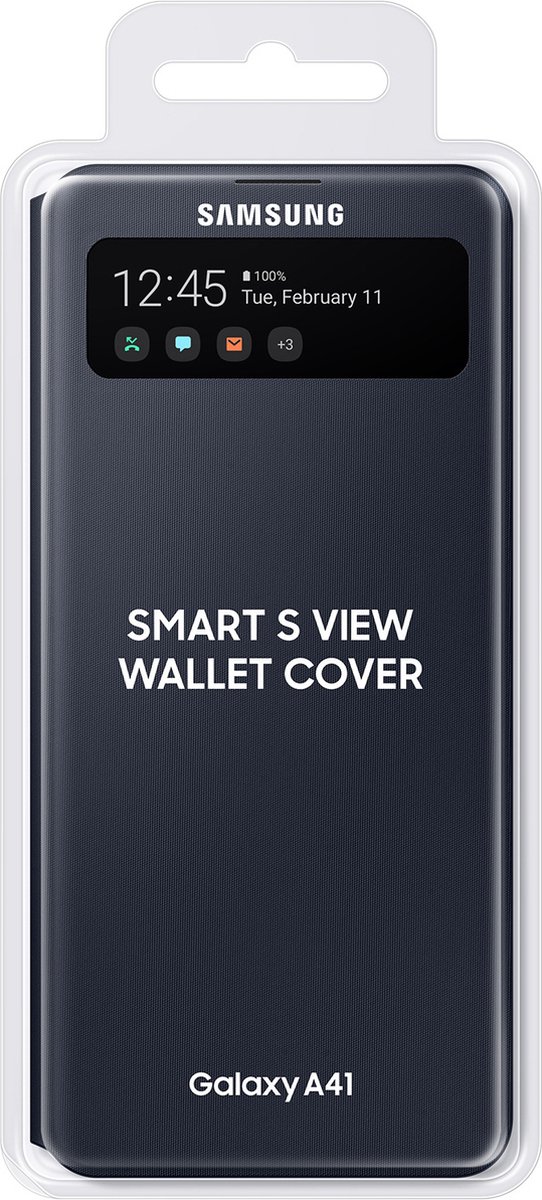 Samsung S View Wallet Hoes Je Voor Galaxy A41 - Met Kaartvak En Venster, Wit Samsung A41 Hoes Samsung S View Wallet Hoes Je Voor Galaxy A41 - Met Kaartvak En Venster, Wit Samsung A41 Hoes