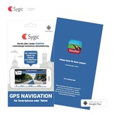 Sygic SYE93 LifeTime GPS offline navigatie app - Voucher Edition, Offline navigatie, Dascam, Real Time, Geschikt voor Android smartphone / tablet