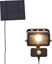 RTM Lighting Solar Wandlamp -Zwart -Warm Wit -16CM -Beweginsmelder