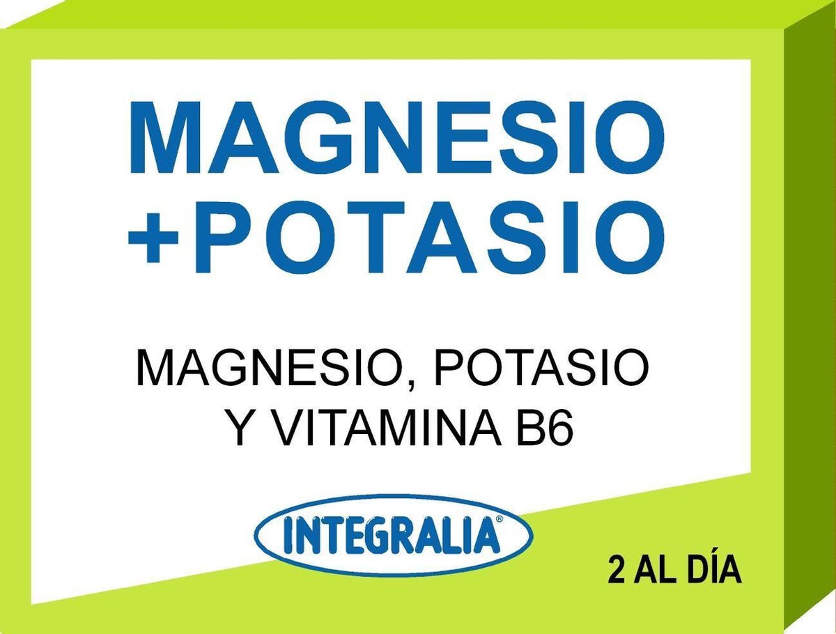 Integralia Magnesio Potasio Vitamina B6 60 Caps