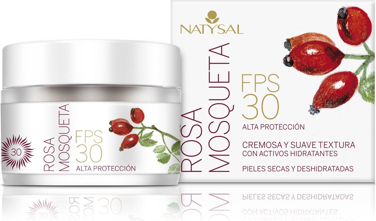 Natysal Crema Rosa Mosqueta Natural Fps 30 50ml