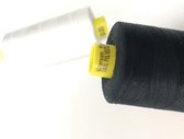 Gutermann 1000 m wit en 1000 m zwart polyester naaigaren hoge kwaliteits naaigaren