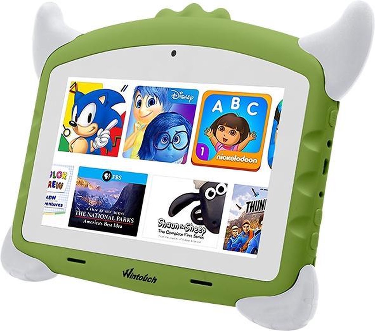 Kindertablet pro Groen kidstablet Disney+ Netflix
