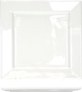 Napoli White - Dinerbord 25,8x25,8cm - Vierkant