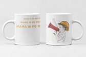 The Mokken Boutique - Mug personnalisé pour la fête des mères - Mug unique: "Maman est la meilleure!"
