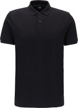 HUGO BOSS Piro regular fit polo - heren polo korte mouw - zwart -  Maat: L