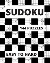 Sudoku: 144 Puzzles easy to hard, Ultimate Sudoku Puzzle Book: Easy to hard Level, with Solutions