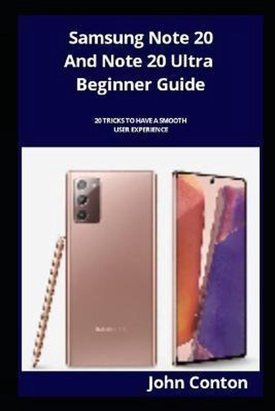 Samsung Note 20 And Note 20 Ultra Beginner Guide - cover