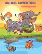 Animal Adventure - Coloring Book