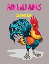 Farm & Wild Animals Coloring Book