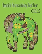 beautiful horses coloring book foor girls