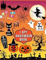 I Spy Halloween Book: Coloring and Guessing Game for Little Kids Boys, Girls and Toddlers