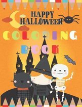 Happy Halloween Coloring Book: Children Coloring Workbooks for Kids,101 Pages, 8.5 x 11 inches