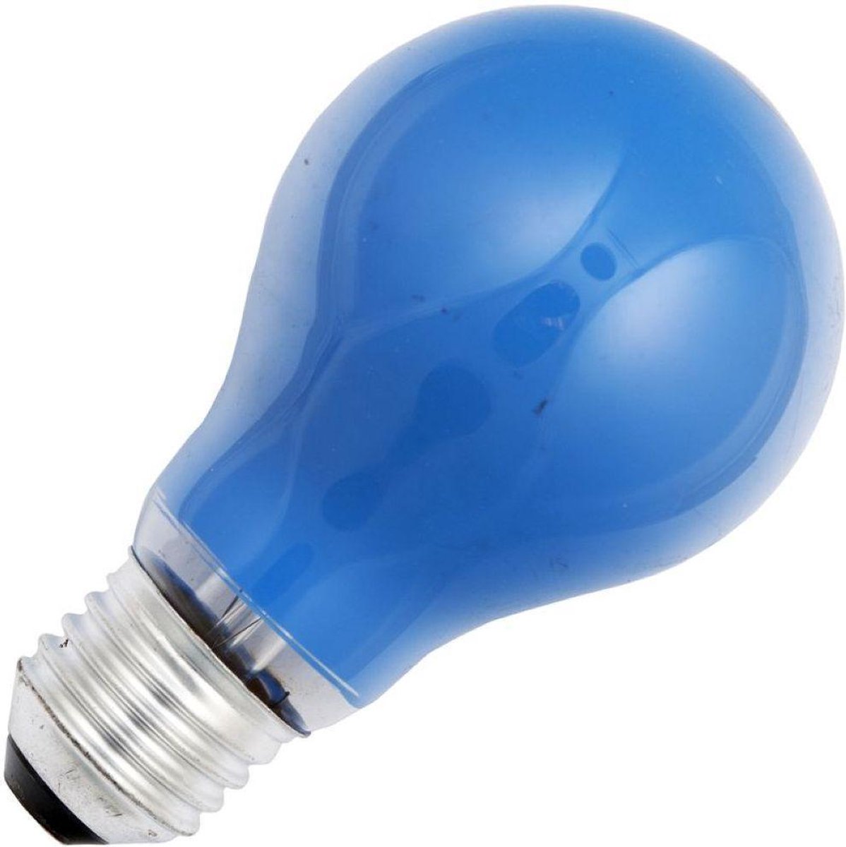 Schiefer halogeenlamp E27 Grote Fitting gls 20w 60x105 230v 2800k blauw