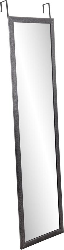 MLK - Deur hangspiegel - 30x120 cm - Zwart | bol.com