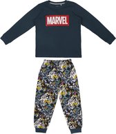 Marvel - kinder/tiener- pyjama - blauw- 100% interlock katoen - in cadeaubox - maat 110/116